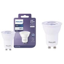 2 Lâmpada Led Dicroica MR11 3.5w Philips 6500k Fria Bivolt