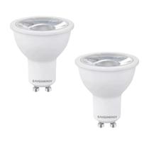 2 Lâmpada Led Dicróica Mr16 3000k Cor Branco Quente Save Energy