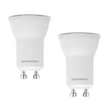 2 Lâmpada Led Mini Dicróica 4W Mr11 GU10 Save Energy