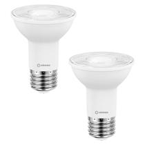 2 Lâmpada Led Par20 5,5w Bivolt E27 2700k Luz Amarela Ledvance