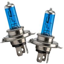 2 Lâmpadas H4 100 Watts Super Branca Efeito Xenon 12V 6000K