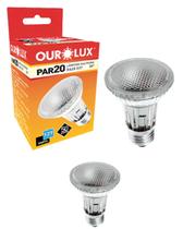 2 Lâmpadas Halógenas Ourolux PAR20 50W 127V E27 Cor da Luz 2800K Amarelada 2 Lâmpadas Halógenas Ourolux PAR20 50W 127V E27 Cor da Luz 2800K Amarelada