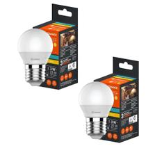 2 Lâmpadas Led Mini Bolinha 2700k 260lm Biv E27 Ledvance 2 Lâmpadas Led Mini Bolinha 2700k 260lm Biv E27 Ledvance