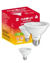 2 Lâmpadas LED PAR30 9,8W Bivolt Base E27 Luz Amarela Branco Quente Dimerizável 2700K Ourolux 2 Lâmpadas LED PAR30 9,8W Bivolt Base E27 Luz Amarela Branco Quente Dimerizável 2700K Ourolux