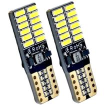 2 Lâmpadas Led T10 W5W Canbus Iluminação Branca 12v 24 LED