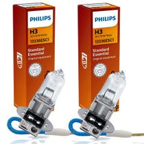 2 Lâmpadas Original Philips H3 24v Caminhão Standard Essential 70w