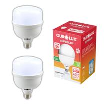 2 Lâmpadas Super Bulbo Alta Potência Led 50w 6500k 110v/220v 2 Lâmpadas Super Bulbo Alta Potência Led 50w 6500k 110v/220v