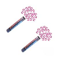 2 Lança Confete Chá Revelação Menina Menino Rosa Azul 2 Lança Confete Chá Revelação Menina Menino Rosa Azul