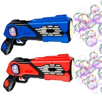 2 Lançadores de Bolhas de Sabão Multi Furos Automático Super combo de Bolinhas 2 Lançadores de Bolhas de Sabão Multi Furos Automático Super combo de Bolinhas