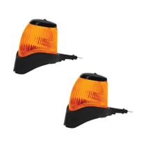 2 Lanterna Dianteira Seta Pisca Mod Capacete Mb 1111 1113 Pl0514