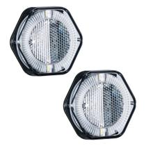 2 Lanterna Lateral Amarelo Cristal Bivolt Guia De Luz 2 Lanterna Lateral Amarelo Cristal Bivolt Guia De Luz