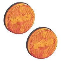 2 Lanterna Lateral C/ Reflivo S/ Suporte Led Amarelo Gf5127 2 Lanterna Lateral C/ Reflivo S/ Suporte Led Amarelo Gf5127