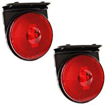 2 Lanterna Lateral Carreta Randon 88mm LED BIVOLT VM +Suporte