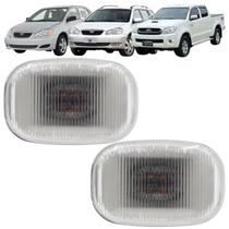 2 Lanterna Lateral Pisca Paralama Corolla Fielder Hilux SW4 Com Soquete Cristal