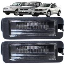 2 Lanterna Luz De Placa Com Soquete Gol G6 Fox Saveiro G5 G6 G7