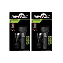 2 lanterna rayovac recarregavel usb mini 60 lumens
