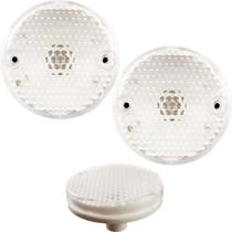 2 Lanterna Teto 70mm para Ônibus Marcopolo Busscar Caio + Soquete CR