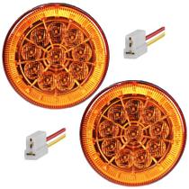 2 Lanterna Traseira 125mm Caminhão Carreta Mod. Randon 10 LED AM 24V +Conector 2 Lanterna Traseira 125mm Caminhão Carreta Mod. Randon 10 LED AM 24V +Conector