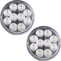 2 Lanterna Traseira 96mm Ônibus Caminhão Bugue 10 LED CR 24V 2 Lanterna Traseira 96mm Ônibus Caminhão Bugue 10 LED CR 24V