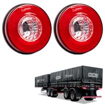 2 Lanterna Traseira Noma 125mm Corujinha Metalizad Luz Ré 2 Lanterna Traseira Noma 125mm Corujinha Metalizad Luz Ré