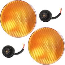 2 Lanterna Traseira Ônibus Busscar Caio Cometa 155mm AM + Soquete 2 Lanterna Traseira Ônibus Busscar Caio Cometa 155mm AM + Soquete