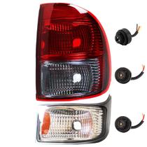 2 Lanterna Traseira para Ônibus Marcopolo G6 Volare LD FU/CR + Soquete
