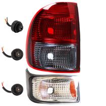 2 Lanterna Traseira para Ônibus Marcopolo G6 Volare LE FU/CR + Soquete