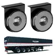 2 Lanternas 1 Maria Facchini LED Cristal 85mm Saída Fios 2 Lanternas 1 Maria Facchini LED Cristal 85mm Saída Fios