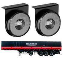 2 Lanternas 1 Maria Guerra LED Cristal 85mm Saída Fios