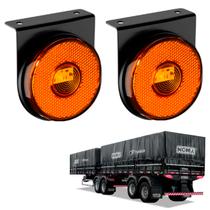 2 Lanternas 1 Maria Noma LED Âmbar 85mm Saída Fios 2 Lanternas 1 Maria Noma LED Âmbar 85mm Saída Fios