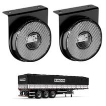 2 Lanternas 1 Maria Randon LED Cristal 85mm Saída Fios