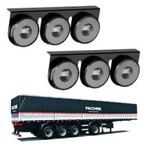 2 Lanternas 3 Marias Facchini LED Cristal 85mm Saída Fios