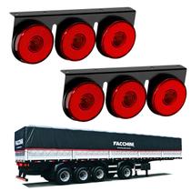 2 Lanternas 3 Marias Facchini LED Rubi 85mm Saída Fios