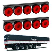 2 Lanternas 5 Marias Facchini LED Rubi 85mm Saída Fios