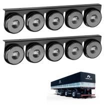 2 Lanternas 5 Marias Librelato LED Cristal 85mm Saída Fios