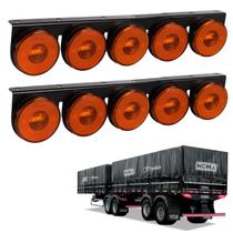 2 Lanternas 5 Marias Noma LED Âmbar 85mm Saída Fios