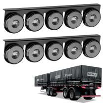 2 Lanternas 5 Marias Noma LED Cristal 85mm Saída Fios