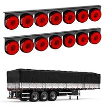 2 Lanternas 7 Marias Carreta LED Rubi 85mm Saída Fios