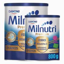 2 LATAS- Composto Lácteo em pó MILNUTRI Premium- Danone- 800gr
