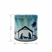 2 Latas Decorativas Festivas 10 X 10 - Metalicas - 600ml