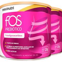 2 latas fos prebiotico 220g maxinutri