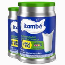 2 Latas- Leite em pó DESNATADO Instantâneo ITAMBÉ 300g