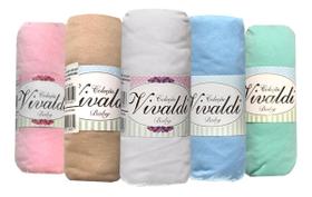 2 Lençol de Berço com Elástico Malha Americano 100% algodão