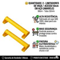 2 Limitadores De Vaga Bate Roda Estacionamento Segregador