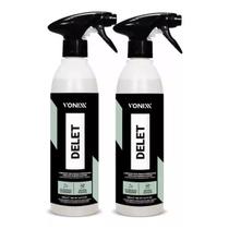 2 limpador de pneu plastico borracha delet vonixx 500ml