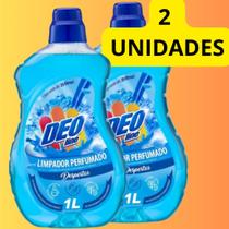 2 Limpador Perfumado Concentrado Despertar Ideal para Limpeza de seu Ambiente Delicioso Deoline 1L