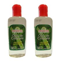 2 Limpador Perfumado Óleo de Citronela Essência Pura Concentrada Forte 140ml Desinfetante - Envio Já