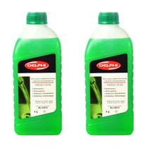 2 litro aditivo radiador diluido pronto uso verde delphi