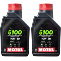 2 Litros De Óleo Semissintético 10w40 5100 Motul