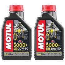2 Litros Óleo De Motor Motul 5000+ 4t 20w50 Semi Sintético Honda Suzuki Yamaha Sundown Haojue Shineray Dafra 2 Litros Óleo De Motor Motul 5000+ 4t 20w50 Semi Sintético Honda Suzuki Yamaha Sundown Haojue Shineray Dafra